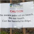 Palm oil warning